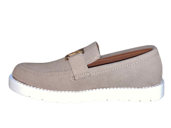 Men Casual Loafers Beige - Image 3