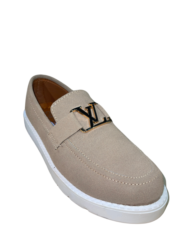 Men Casual Loafers Beige - Image 5