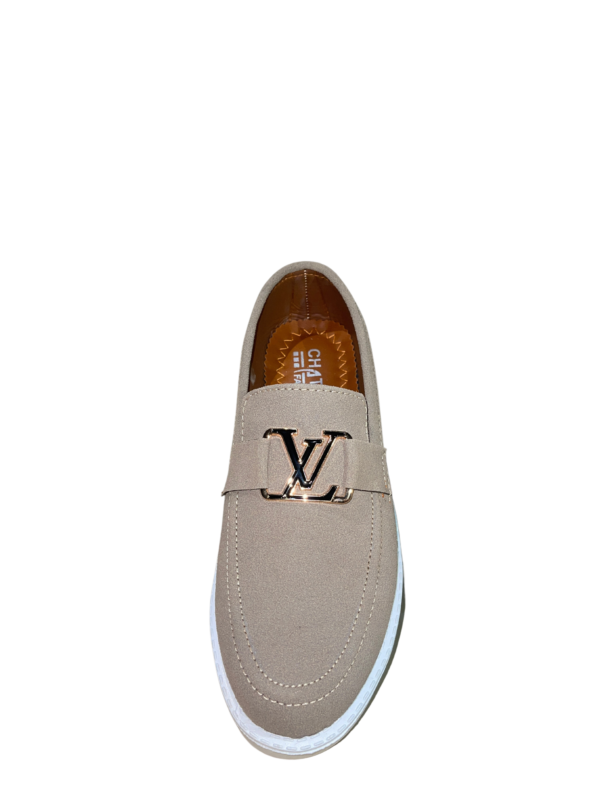 Men Casual Loafers Beige - Image 2