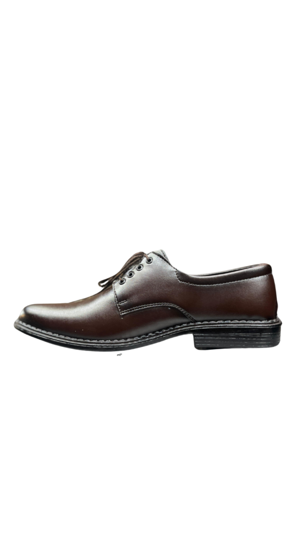 Classic Brown Leather Formal Shoes - Image 2